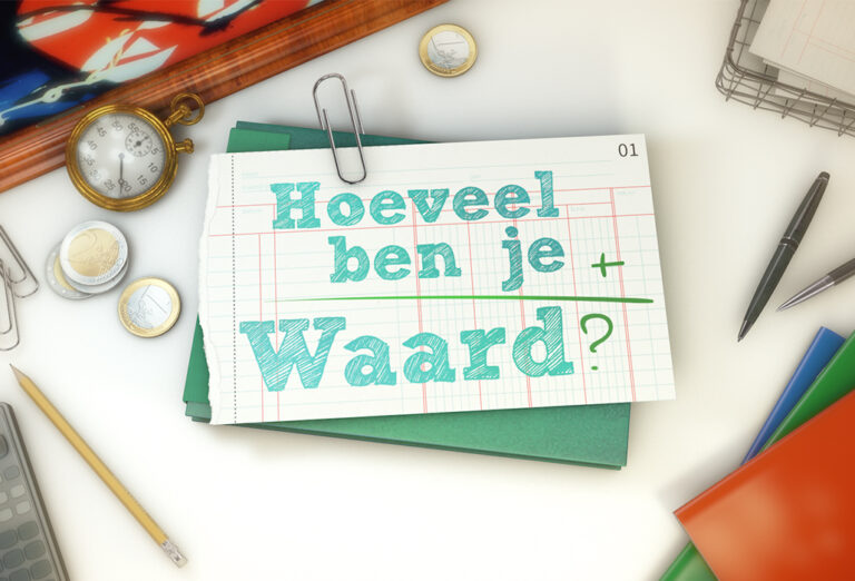 Logo van het programma Hoeveel ben je Waard?