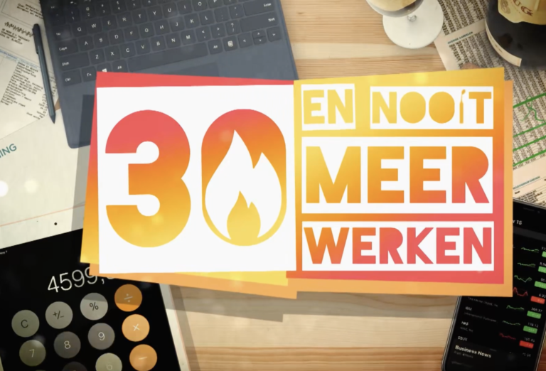 Logo van het programma 30 en nooit meer werken